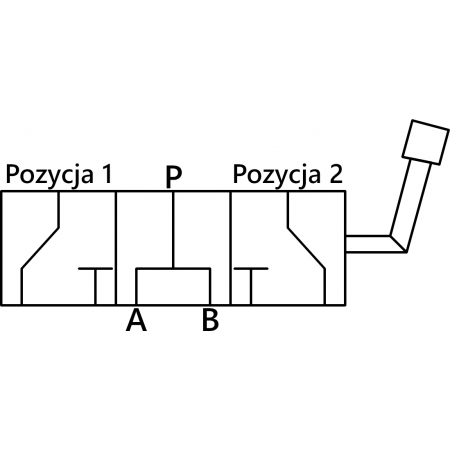 ZAWÓR HYDRAULICZNY KULOWY 3 DROGOWY 3/8 OTWARTY 60L
